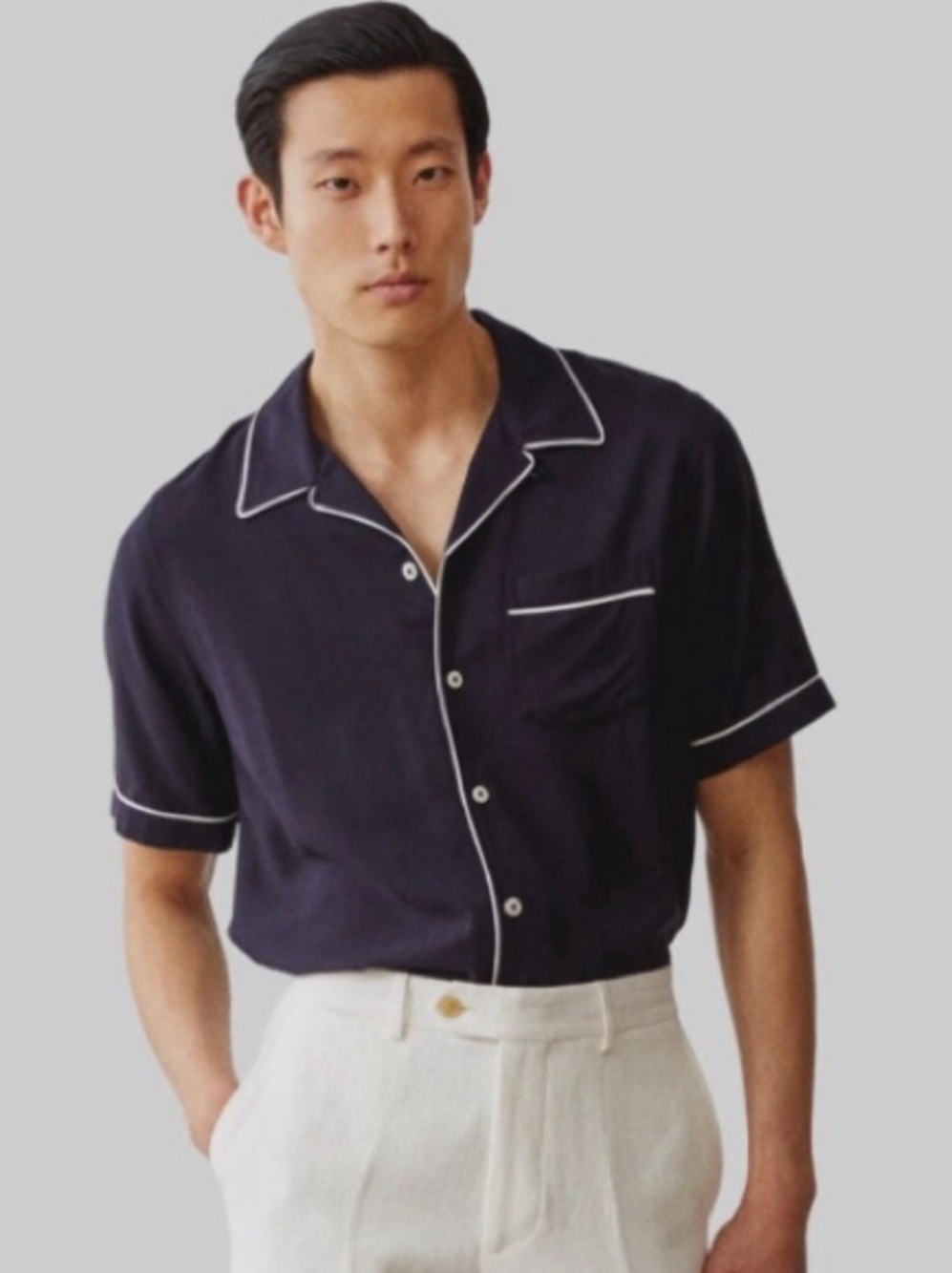 Todd Snyder Japanese Tipped Rayon Camp Lounge Shirt XXL